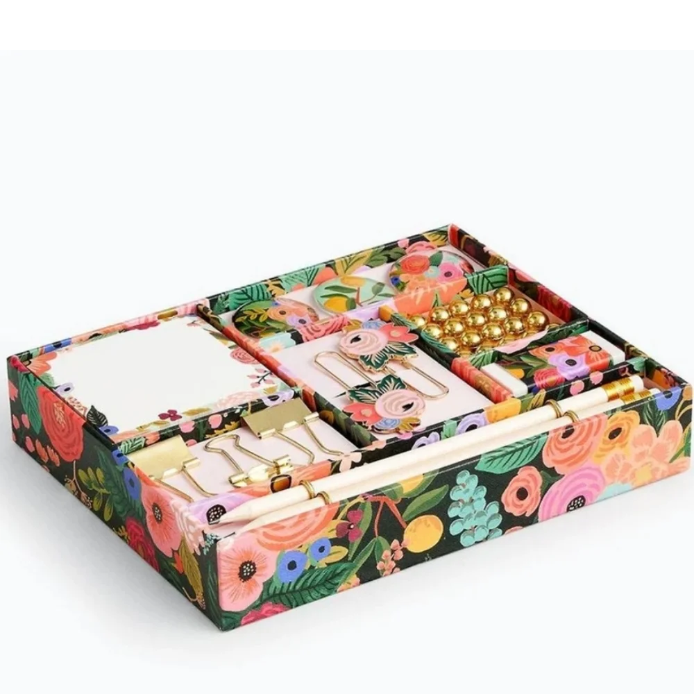 ♥️BUY 2 GET 1 FREE Paper Source Garden Party Office Kit, Retail $36.00 USD